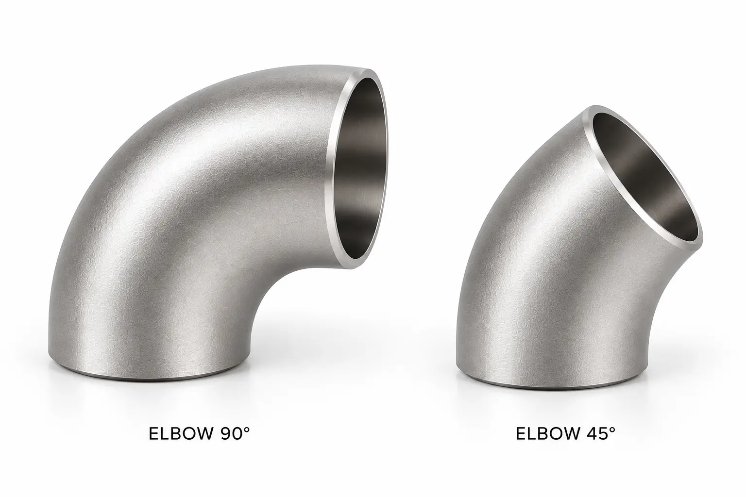 Buttweld 90° and 45° elbows supplied by Hema Industries